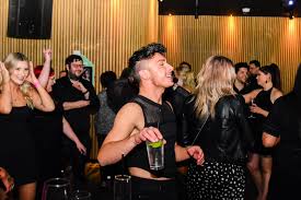 Underground party scene